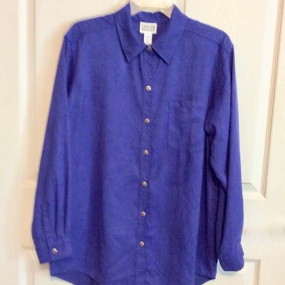 Chico's Design Tops - ⬇️  Chico's Button Down Shirt size 2